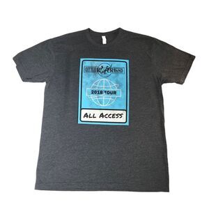 Little River Band 2018 Tour T-Shirt Charcoal Gray All Access Band Concert XL
